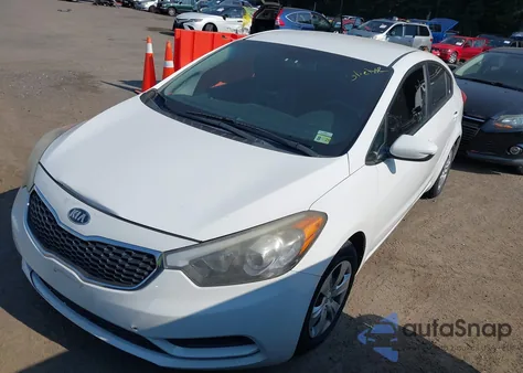 2016 Kia Forte Lx из США, поврежденный, VIN KNAFK4A64G5505399